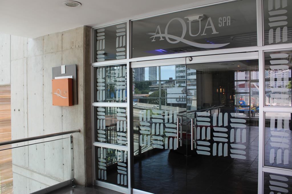 Decapolis Hotel פנמה סיטי מראה חיצוני תמונה Entrance to Aqua Spa